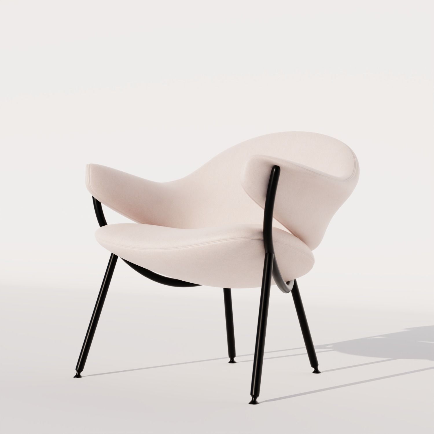 F-DS chair 1 murano design Free 3D model_1