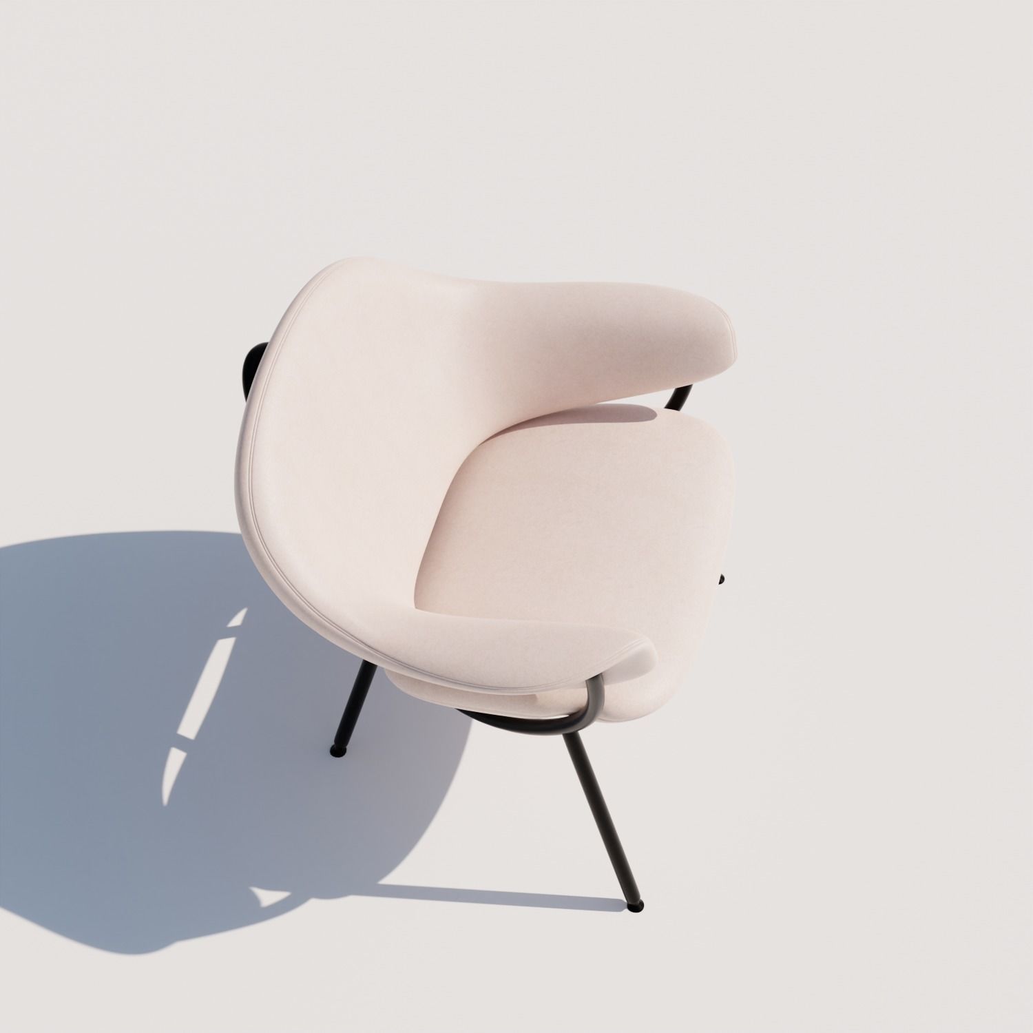 F-DS chair 1 murano design Free 3D model_3