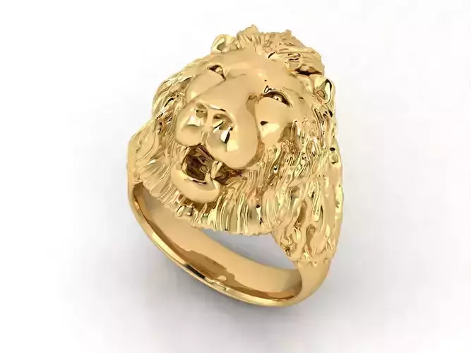 Lion Ring for men 