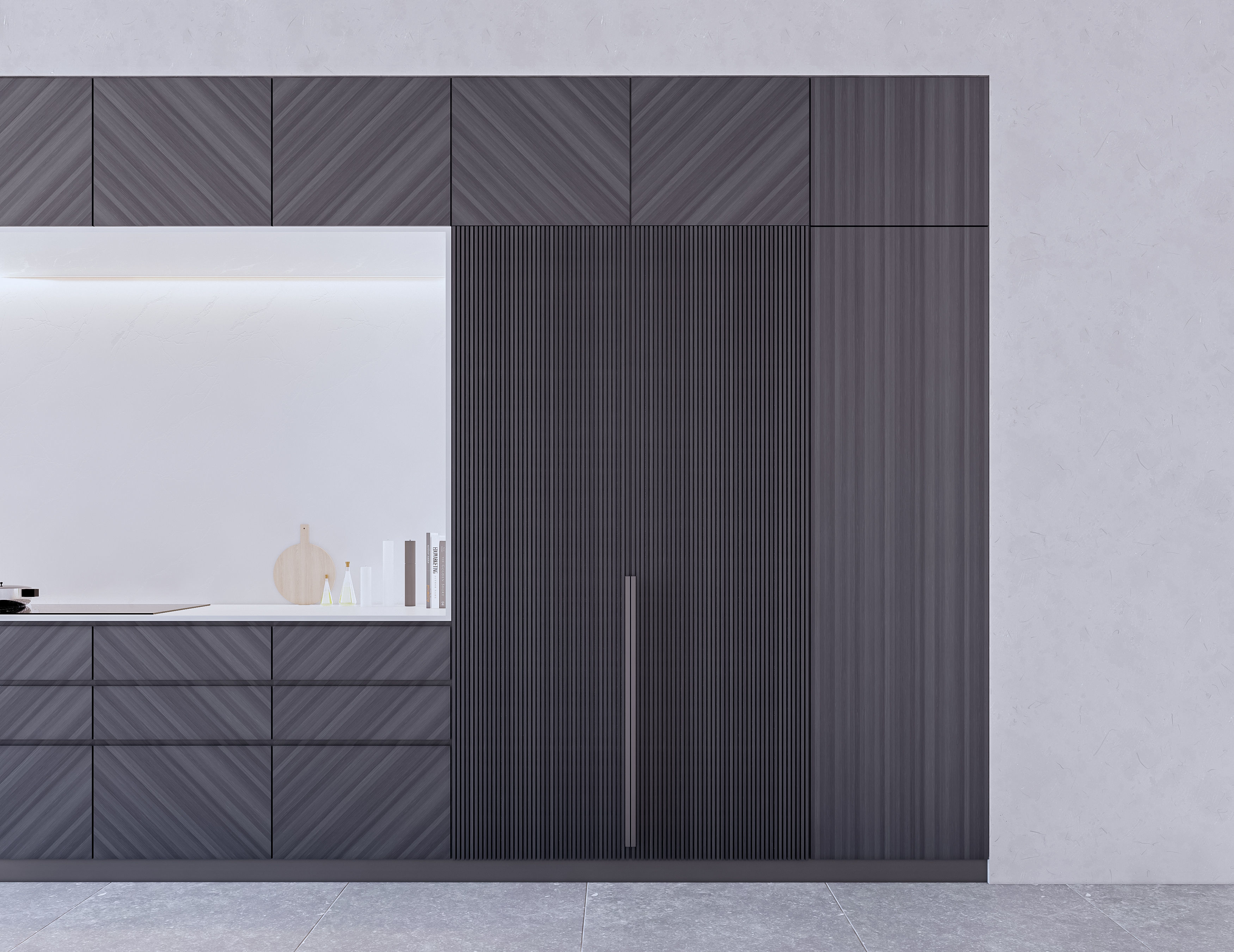 Modern Kitchen Created in Revit 14 Low-poly 3D model_8