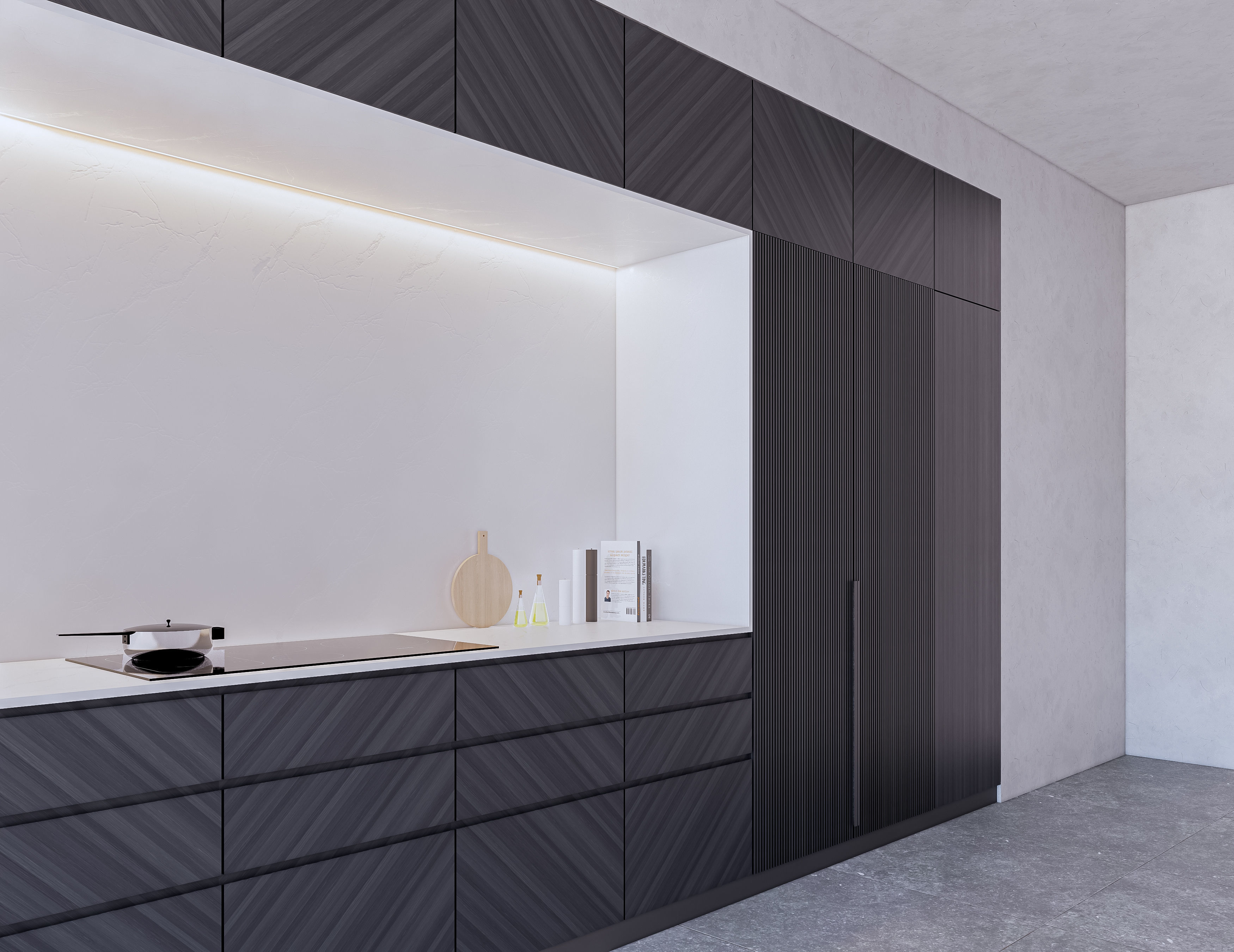 Modern Kitchen Created in Revit 14 Low-poly 3D model_7