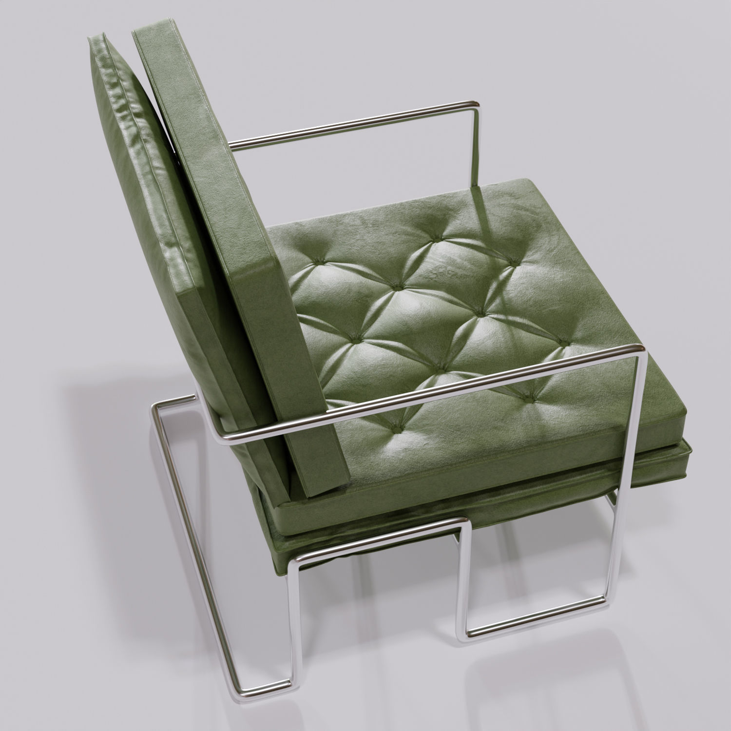 f-ds furniture set 2 chesterfield furniture Free 3D model_6