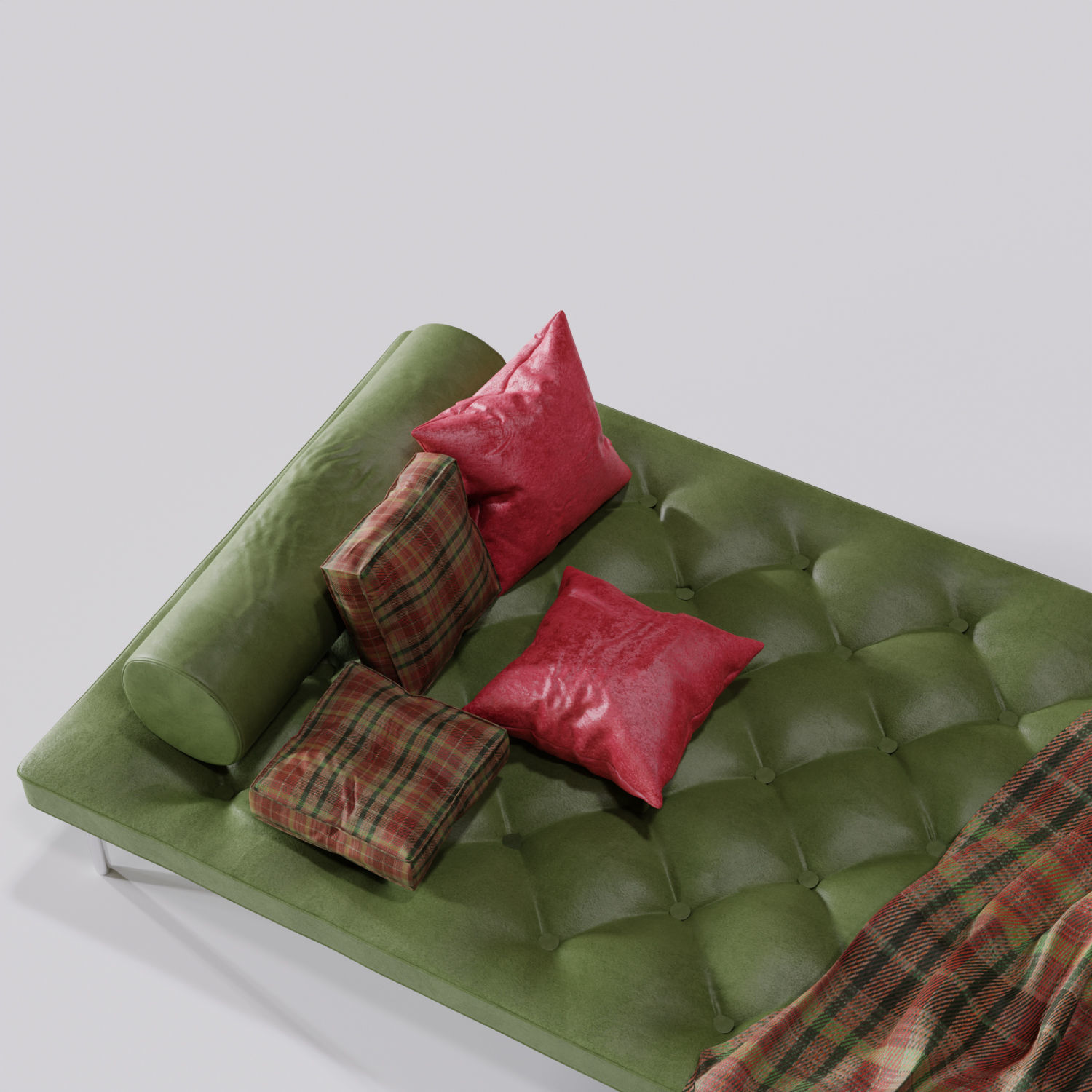 f-ds furniture set 2 chesterfield furniture Free 3D model_8
