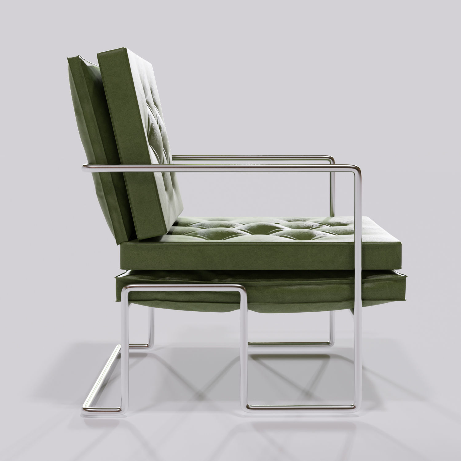 f-ds furniture set 2 chesterfield furniture Free 3D model_5