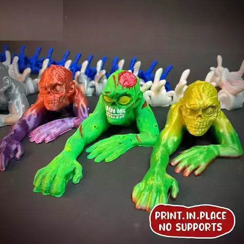 FLEXI PRINT-IN-PLACE ZOMBIE CRAWLER ARTICULATED