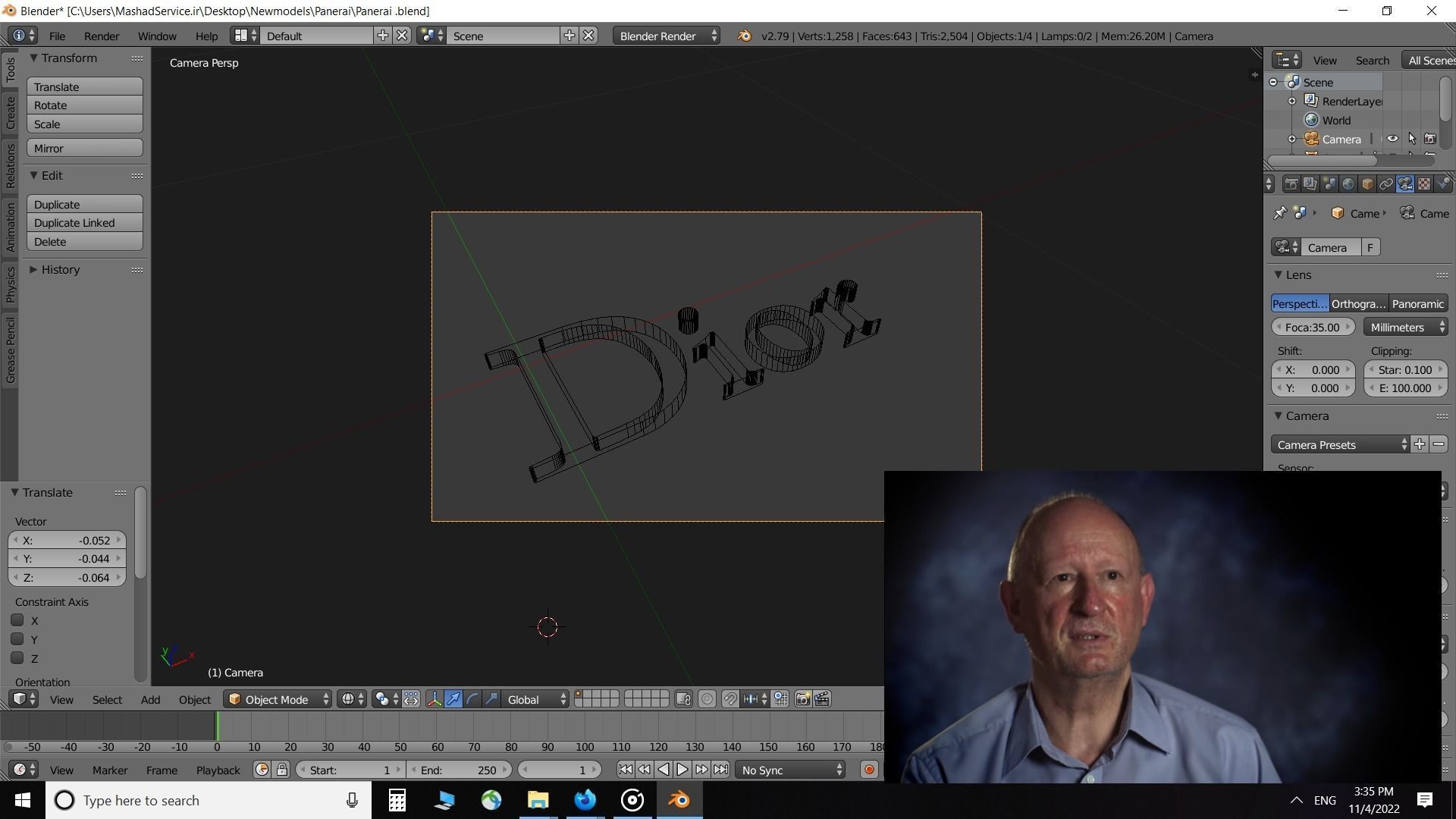 Dior Logo 3D print model_3