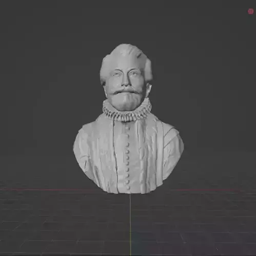 John Donne 3D print model