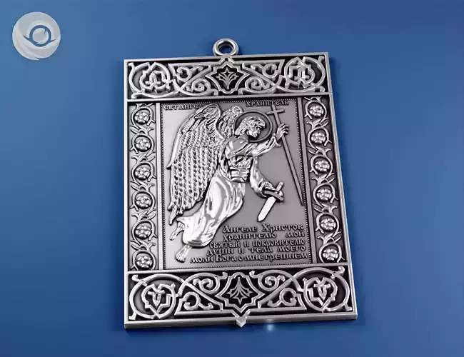 Guardian angel Orthodox pendant