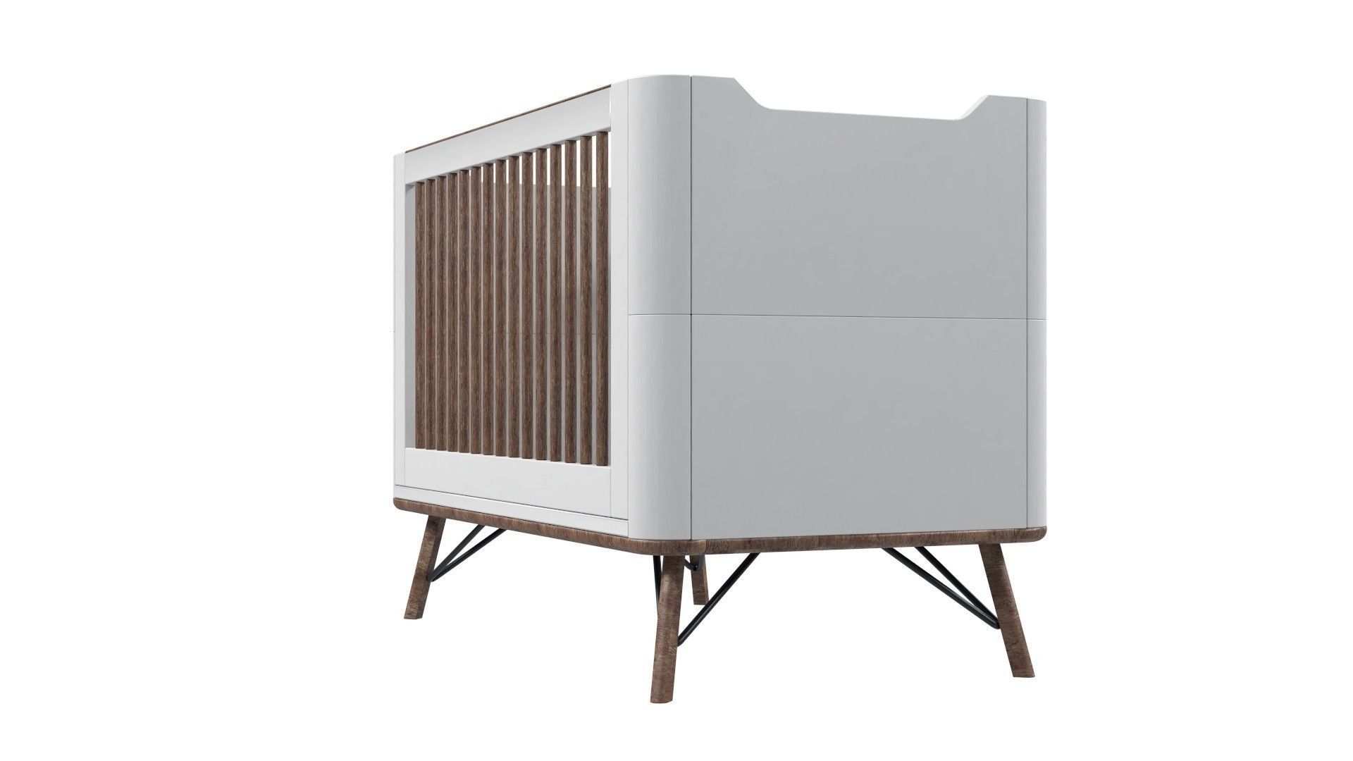 Baby Crib  3D model_11