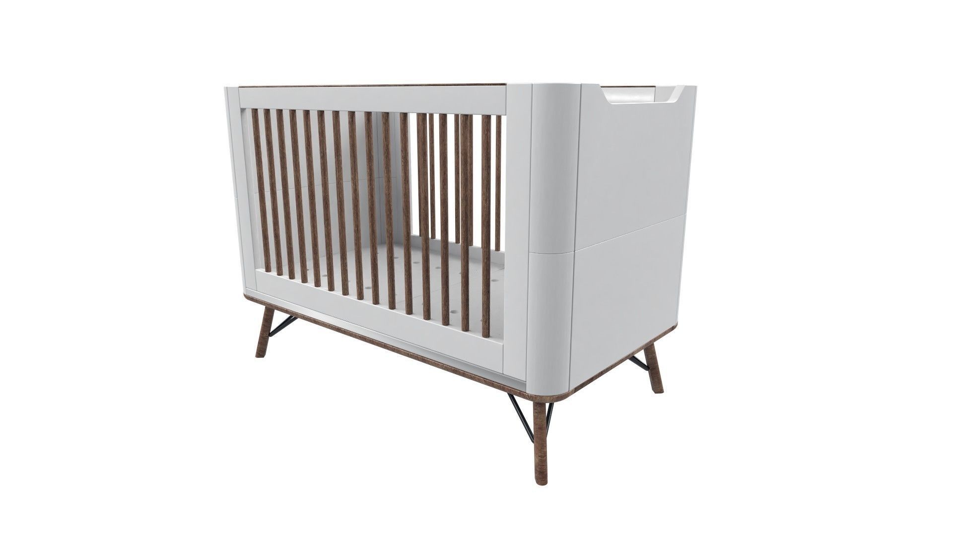 Baby Crib  3D model_6