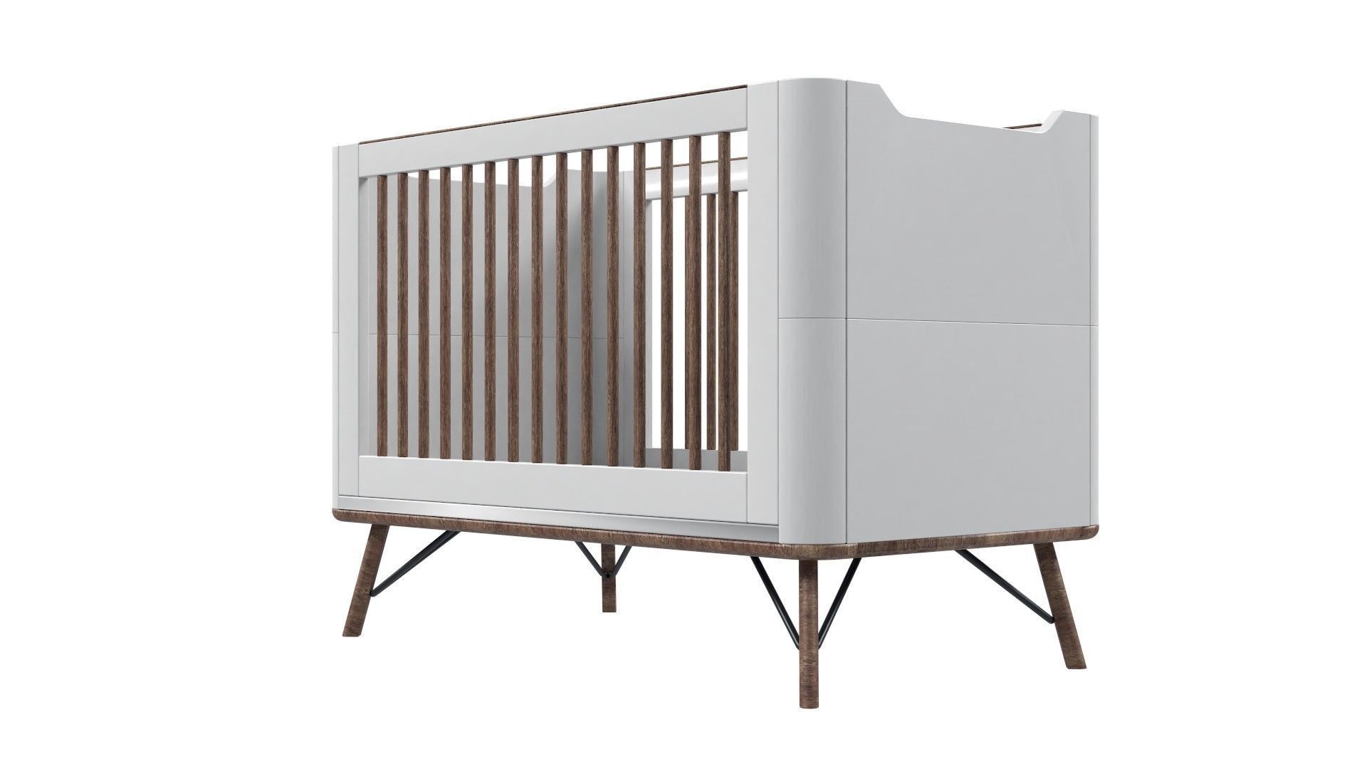 Baby Crib  3D model_46