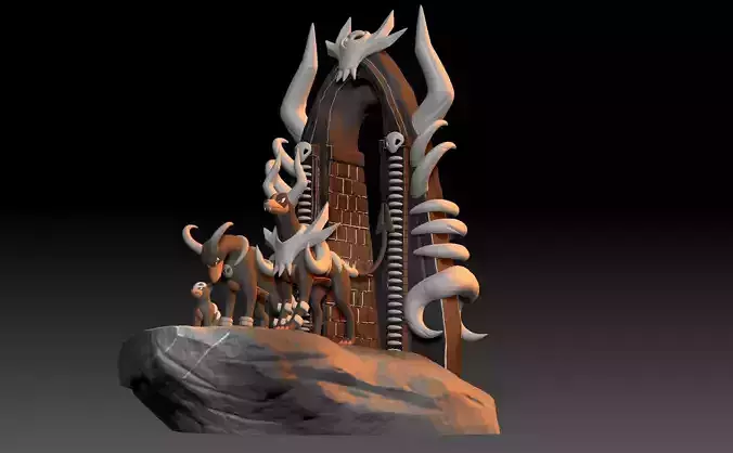 Pokemon Houndour Houndoom Mega Evolution