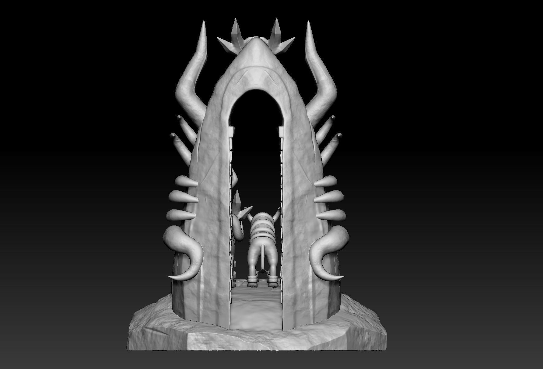 Pokemon Houndour Houndoom Mega Evolution 3D print model_6