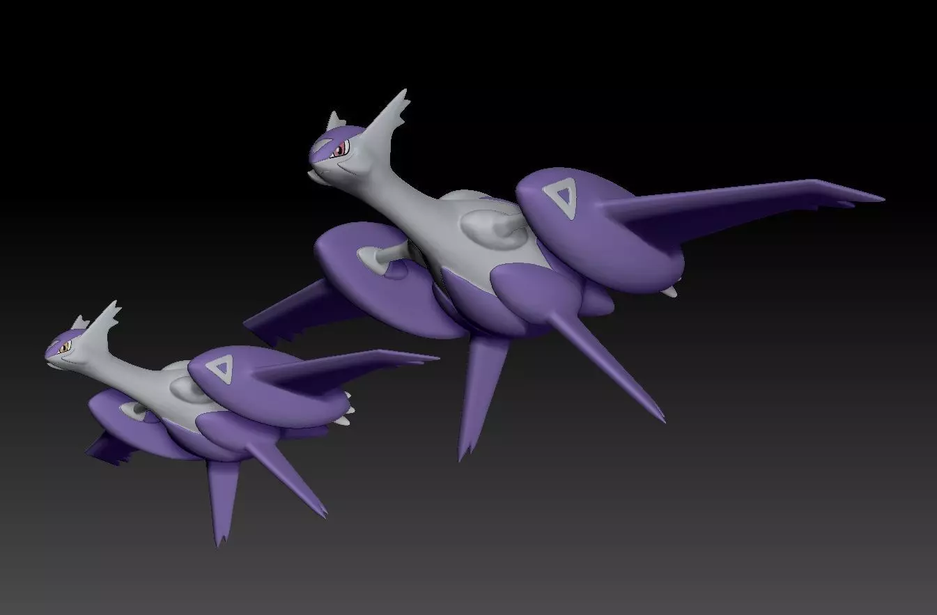 Pokemon Latios Latias Mega Evolution 3D print model_0
