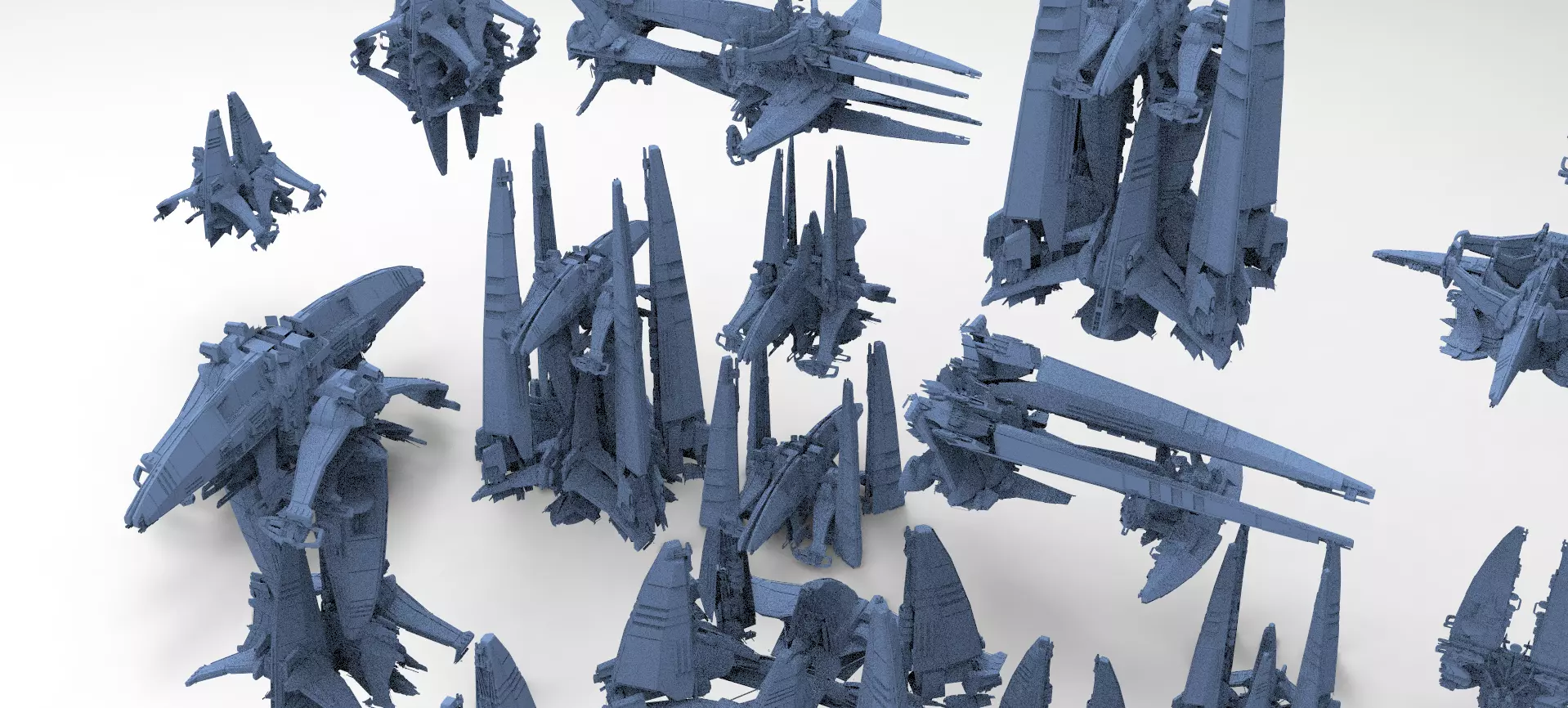 Mining colony Tera Ship Facility Kit bash Full 3D model_0