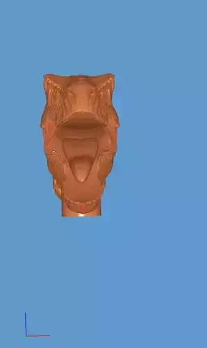 Dinosaur trex head 3D model