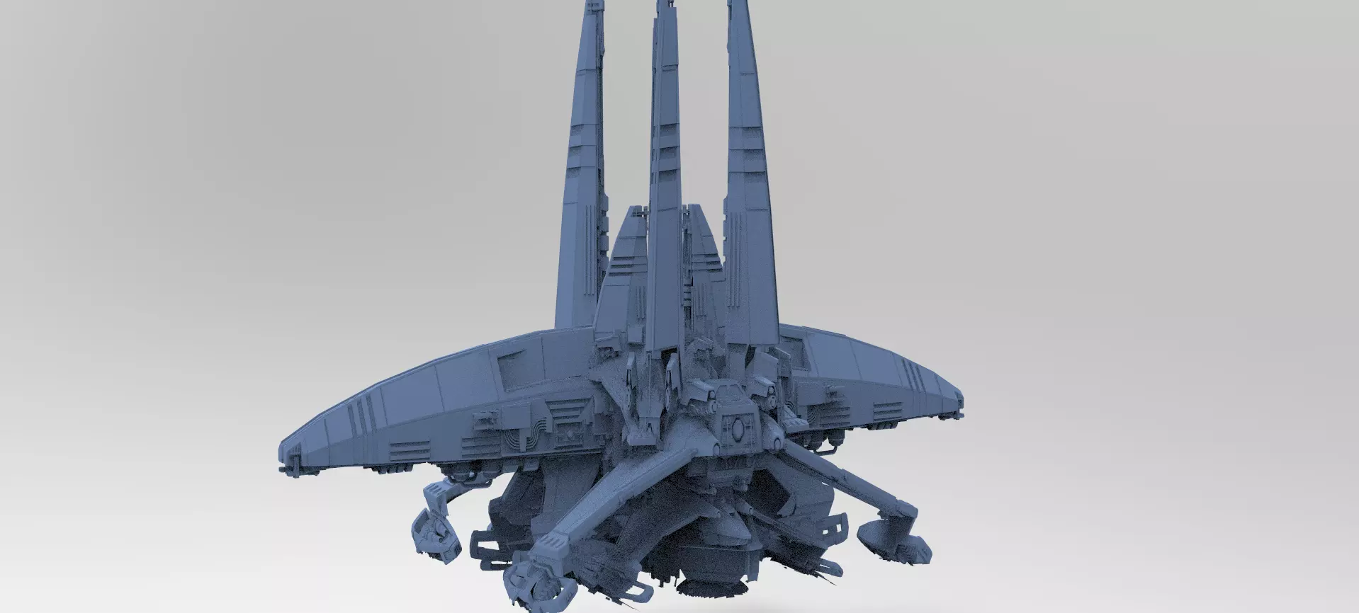 Mining colony Structures 1 3D model_0