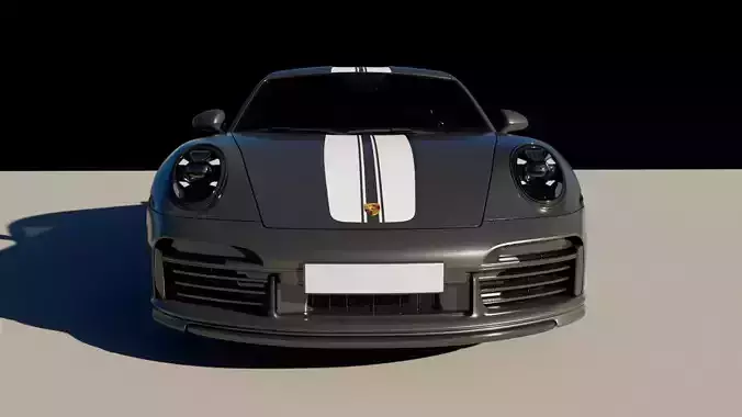 Porsche Sport Classic 2023 3D Model