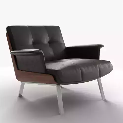 Daiki lounge chair 3D model