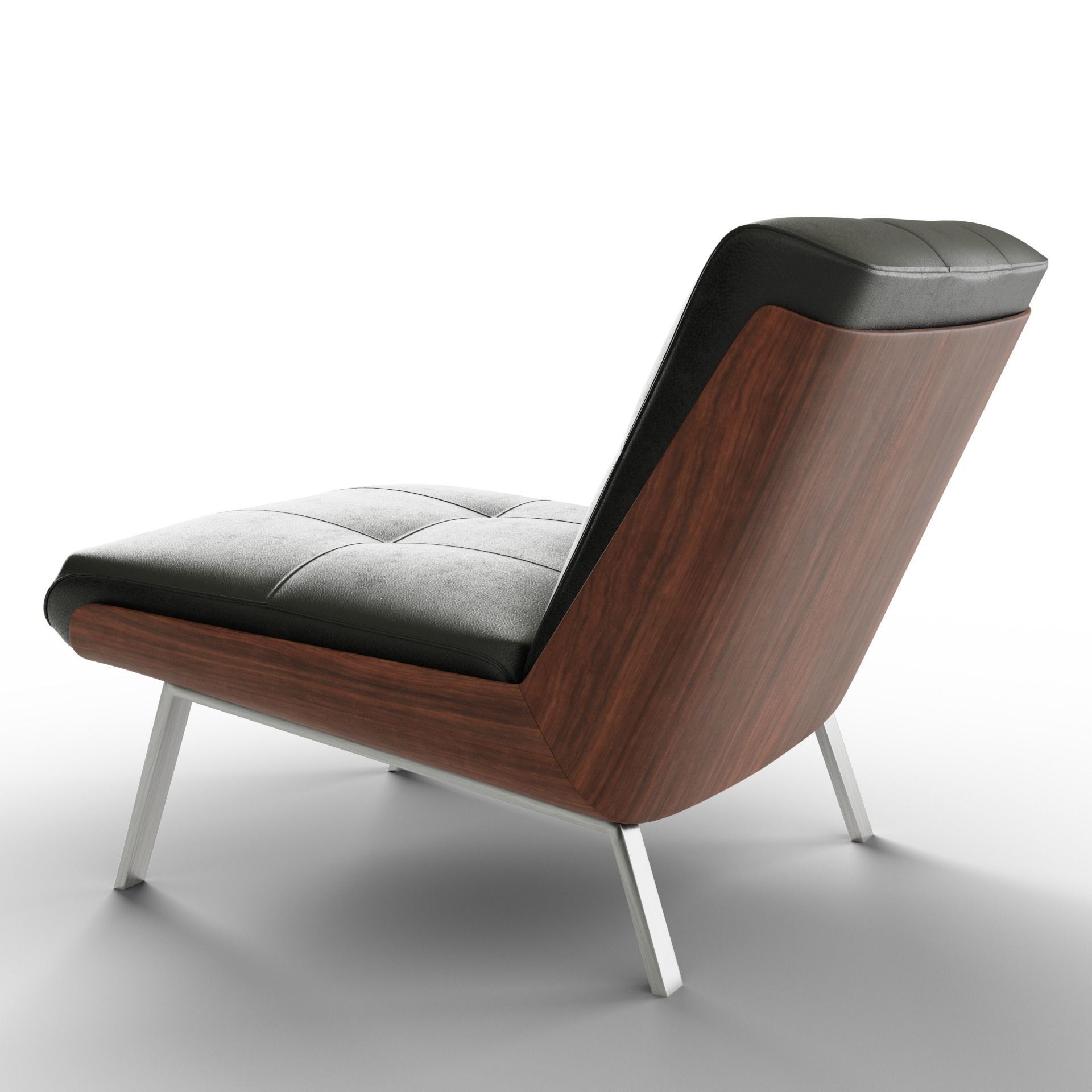 Daiki lounge chair 3D model_8