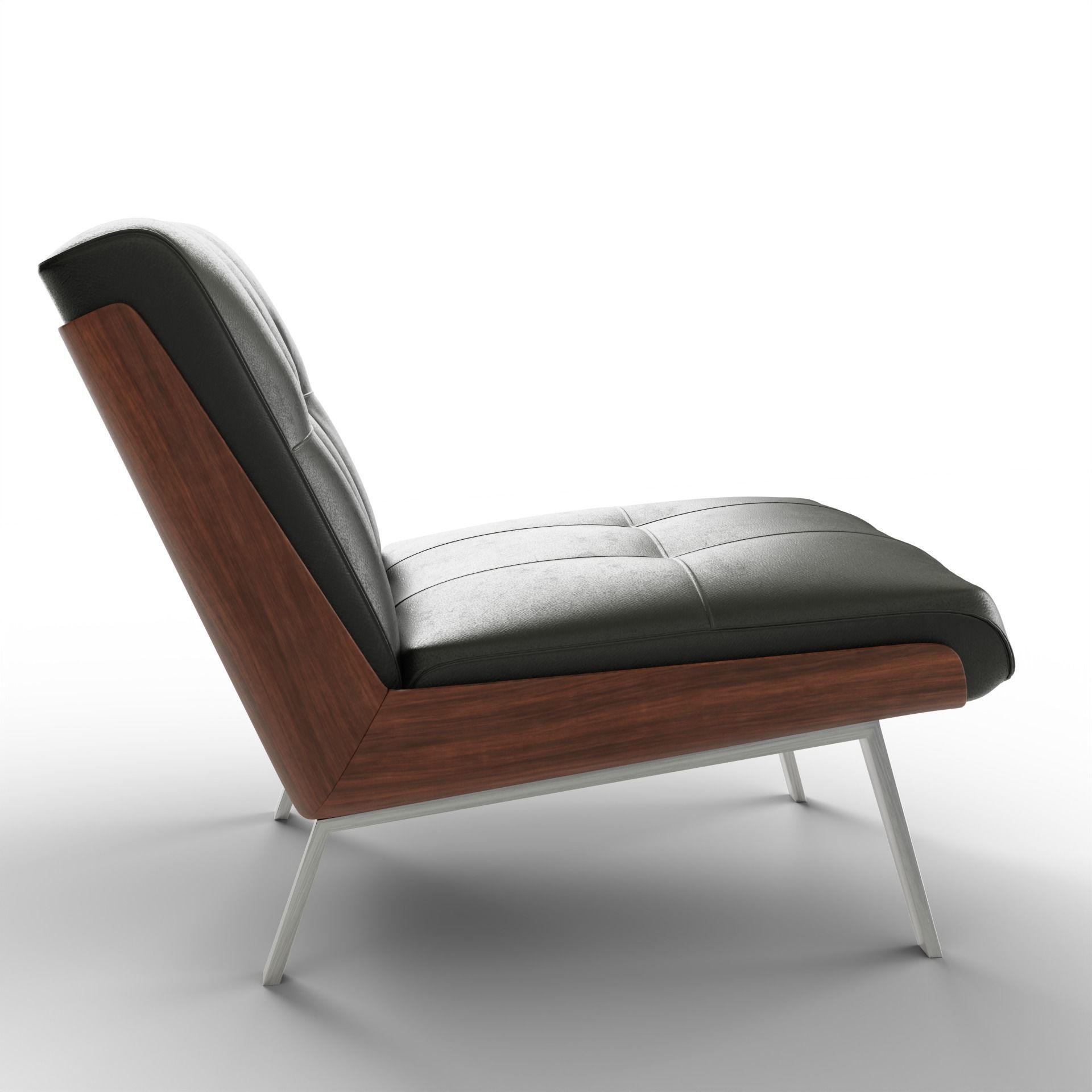 Daiki lounge chair 3D model_4