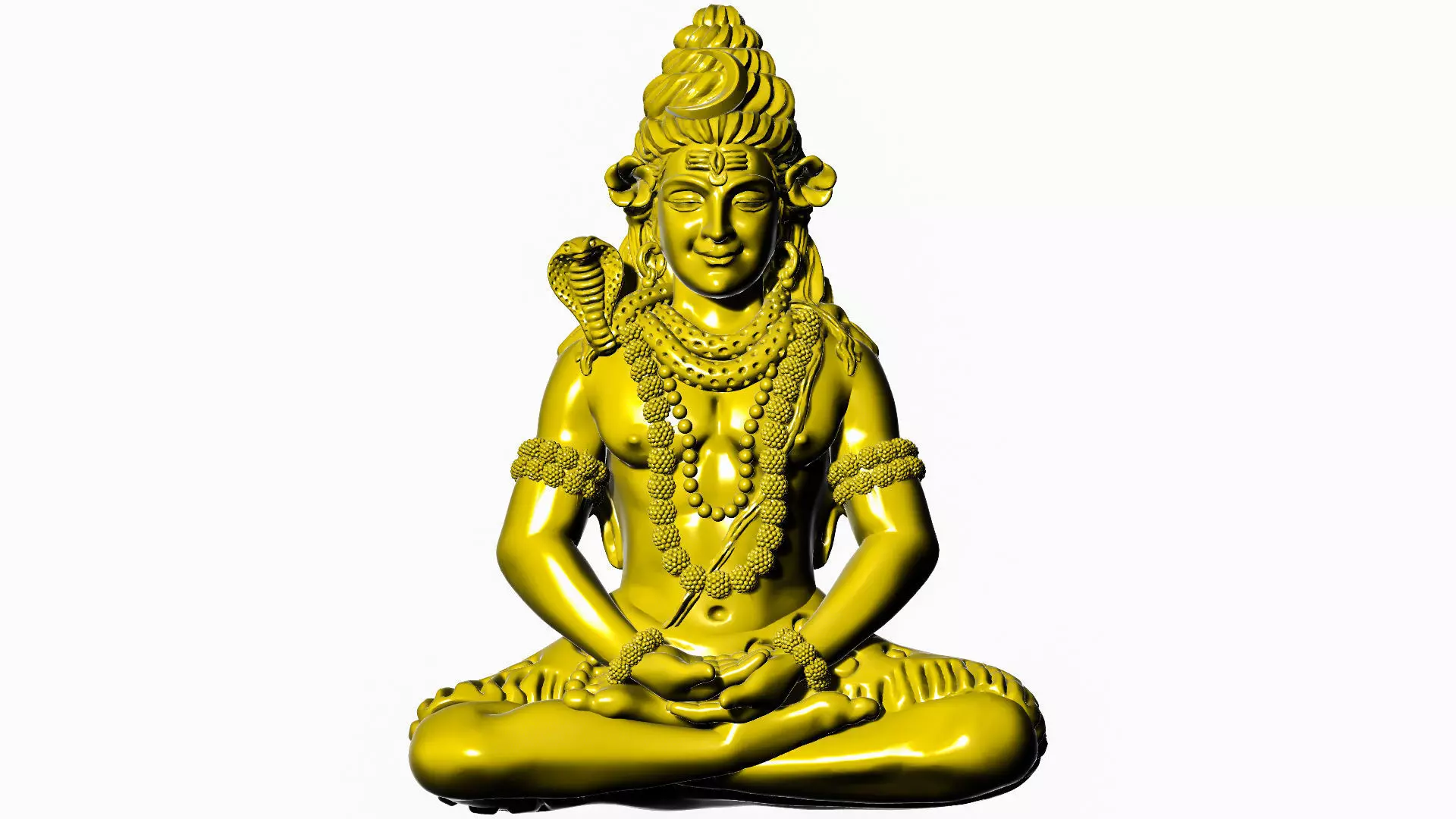 shivji statue of lord ganesha 3D print model_0