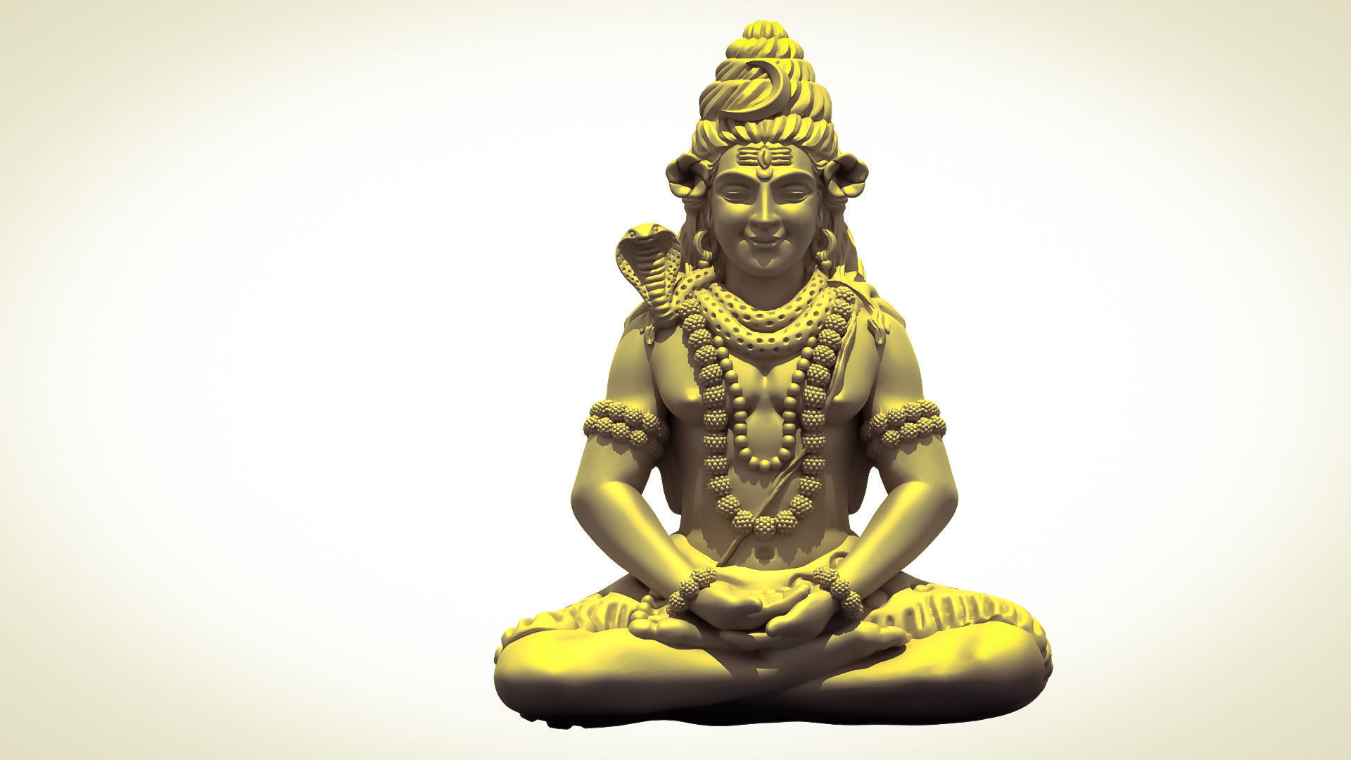 shivji statue of lord ganesha 3D print model_5