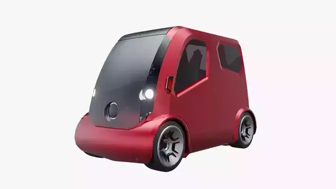 Mini Futuristic Car 3D model