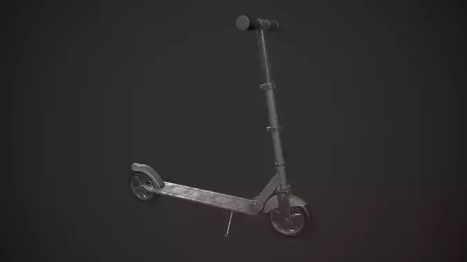 Kick Scooter Low-poly 3D model