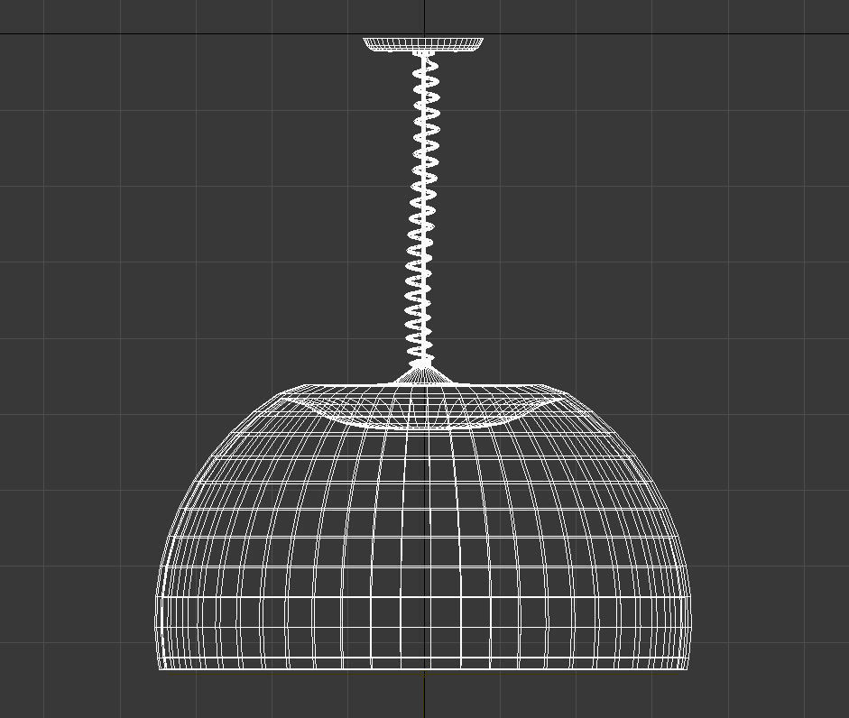 Adjustable height hanging lamp 3D model_12