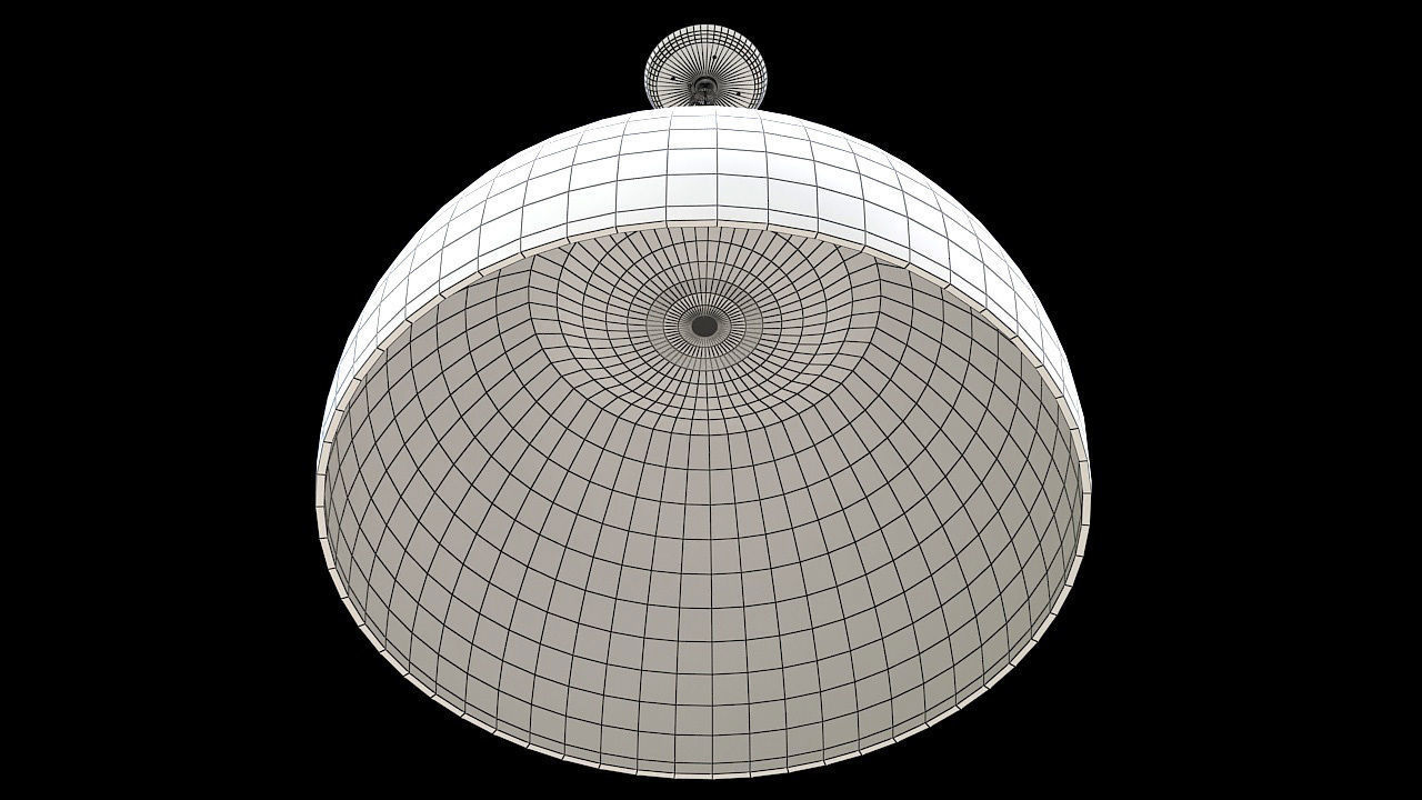 Adjustable height hanging lamp 3D model_7