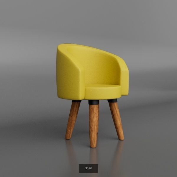 Chairs pack 3D Model Collection_5