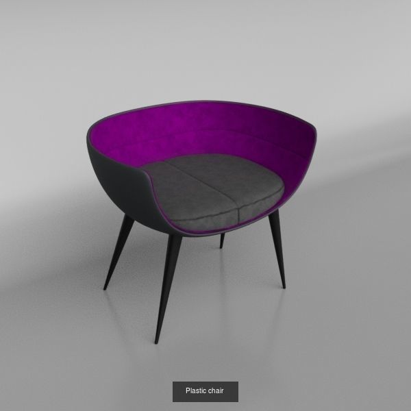 Chairs pack 3D Model Collection_7