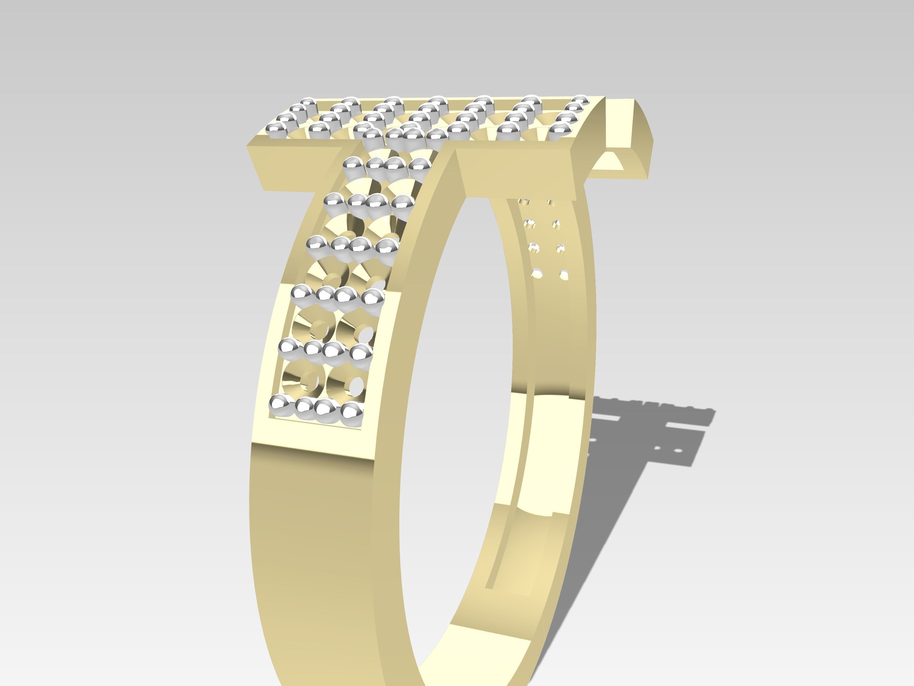 TIFFANY DIAMOND RINGS 3D print model_7