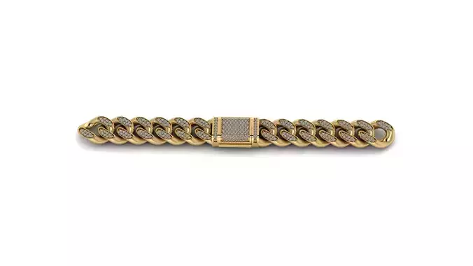 Cuban Link Chain Necklace 3D print model