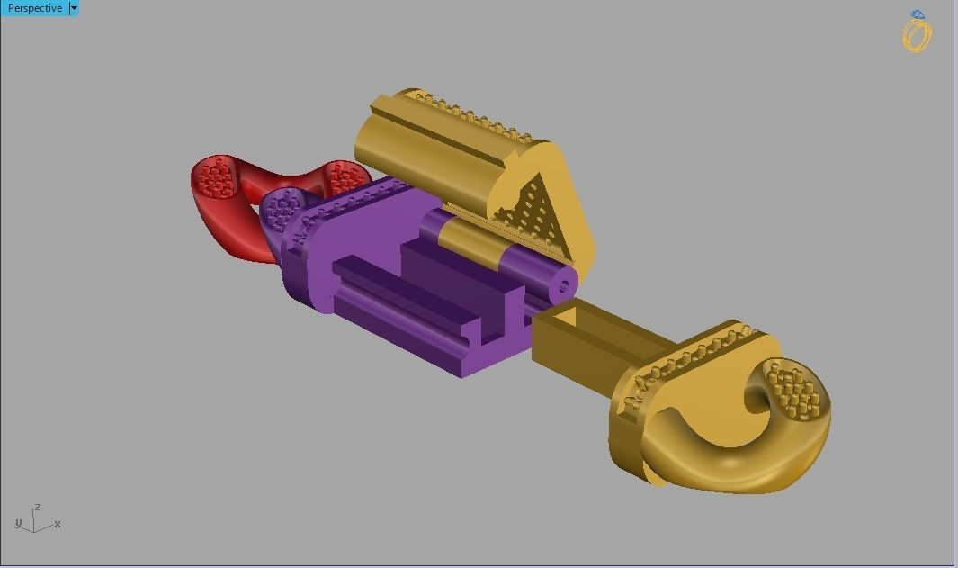 Cuban Link Chain Necklace 3D print model_6