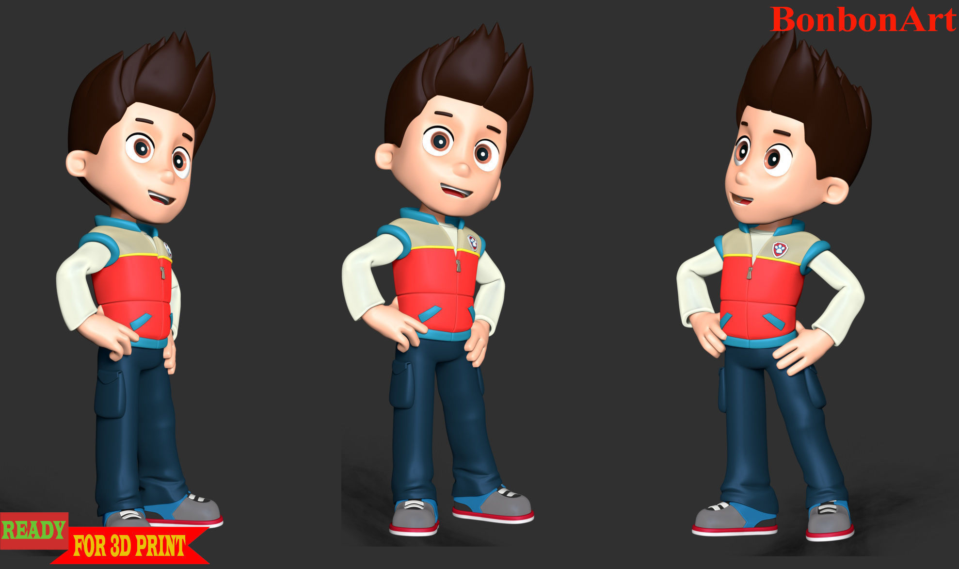 Ryder - Paw Patrol 3D print model_1