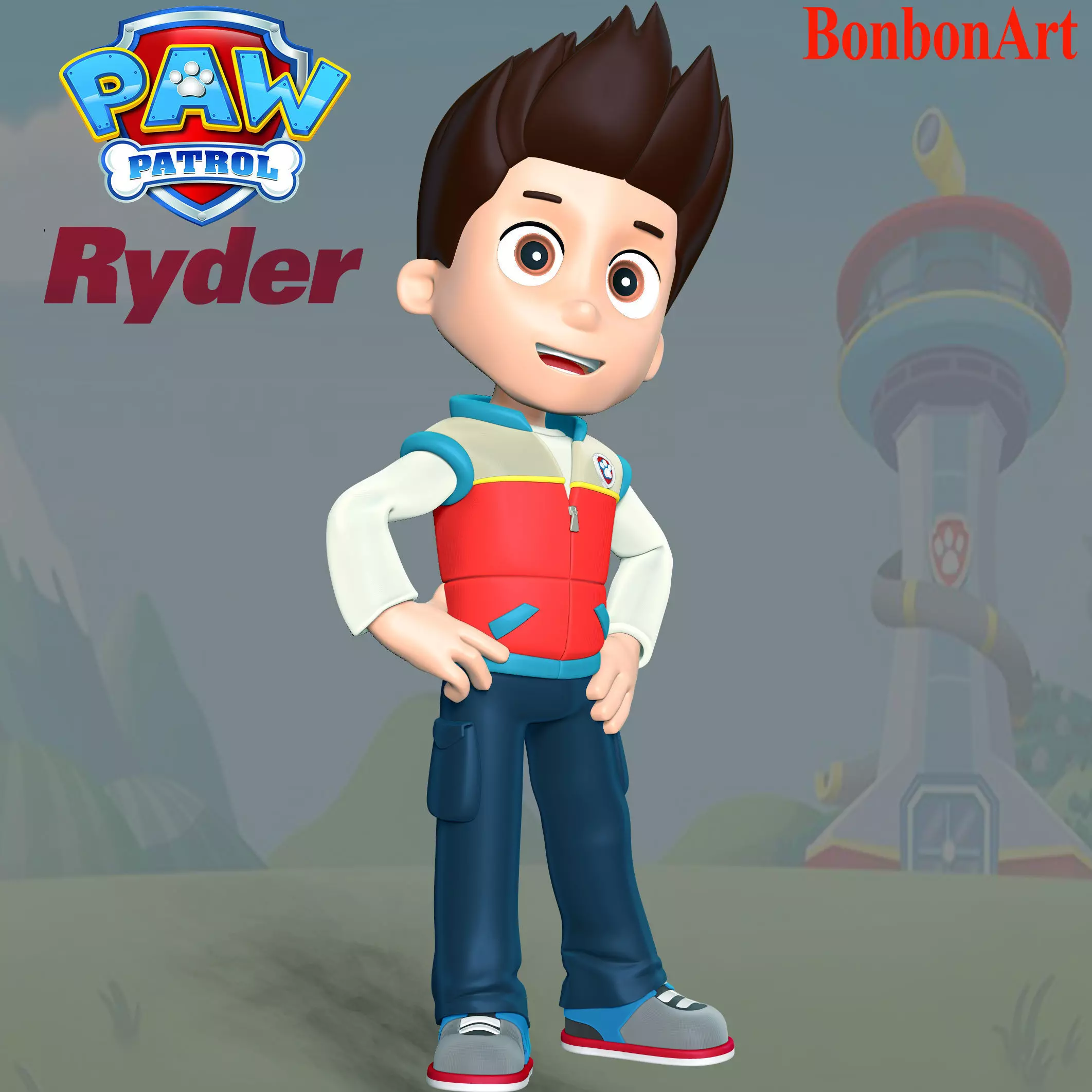 Ryder - Paw Patrol 3D print model_0