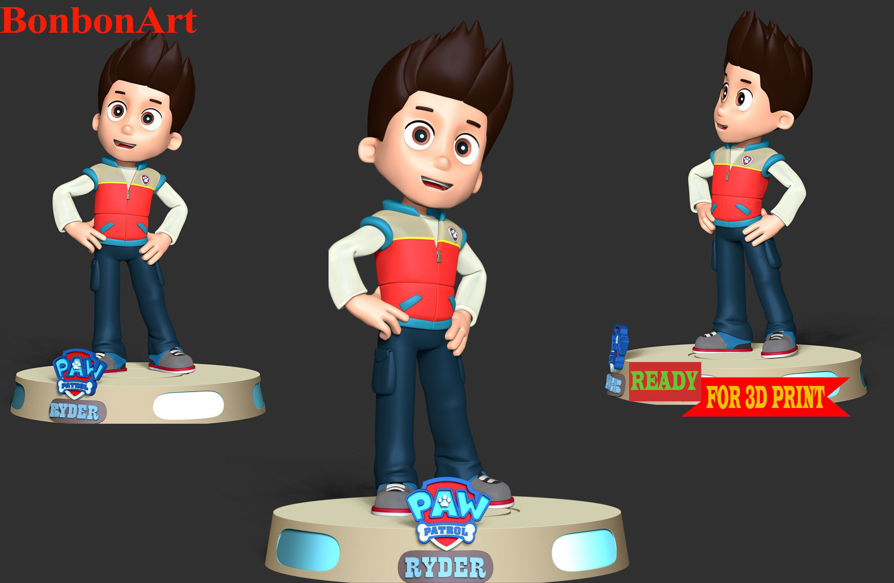 Ryder - Paw Patrol 3D print model_2
