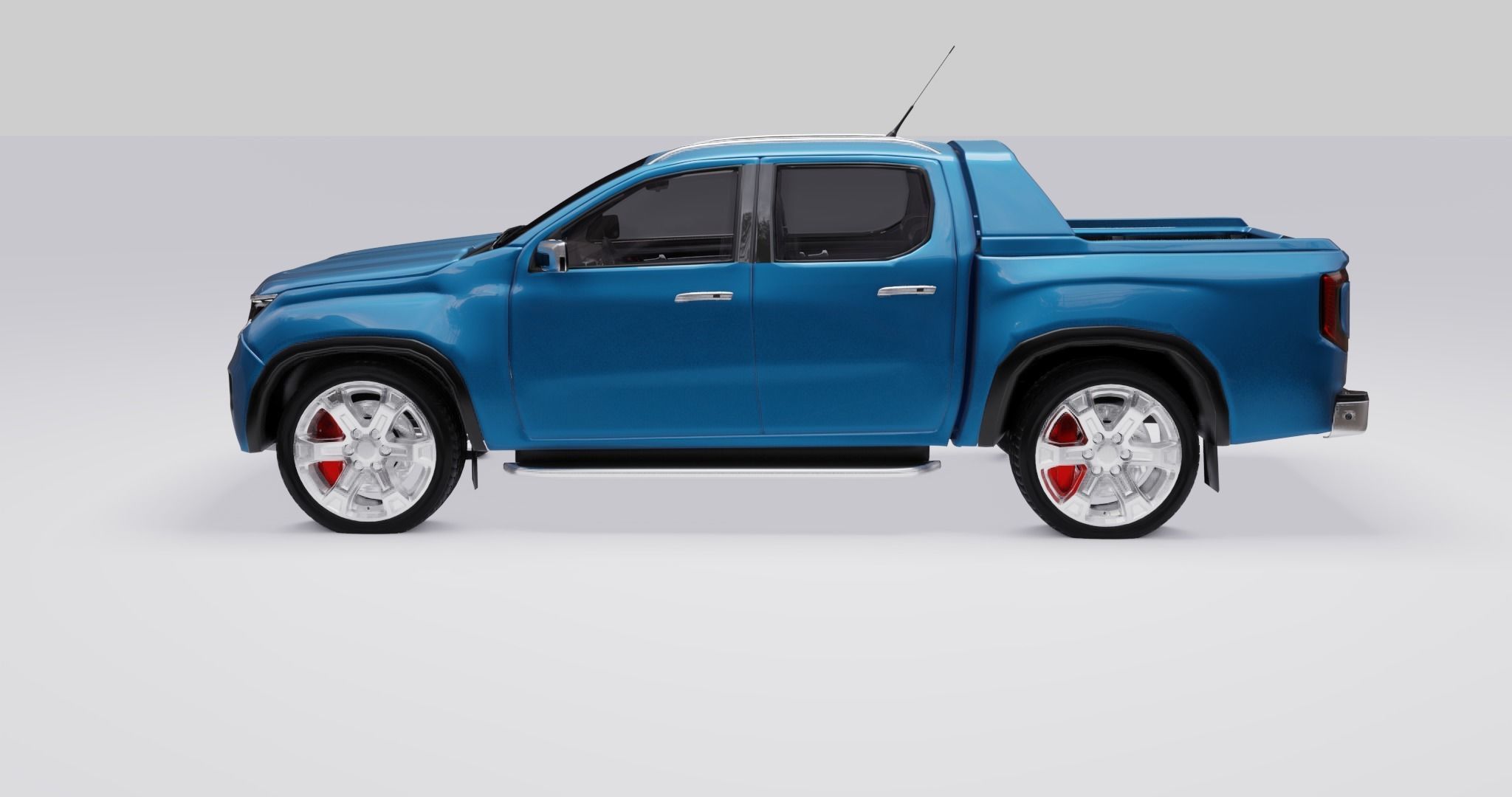 Volkswagen Amarok v6 2023 Low-poly 3D model_33