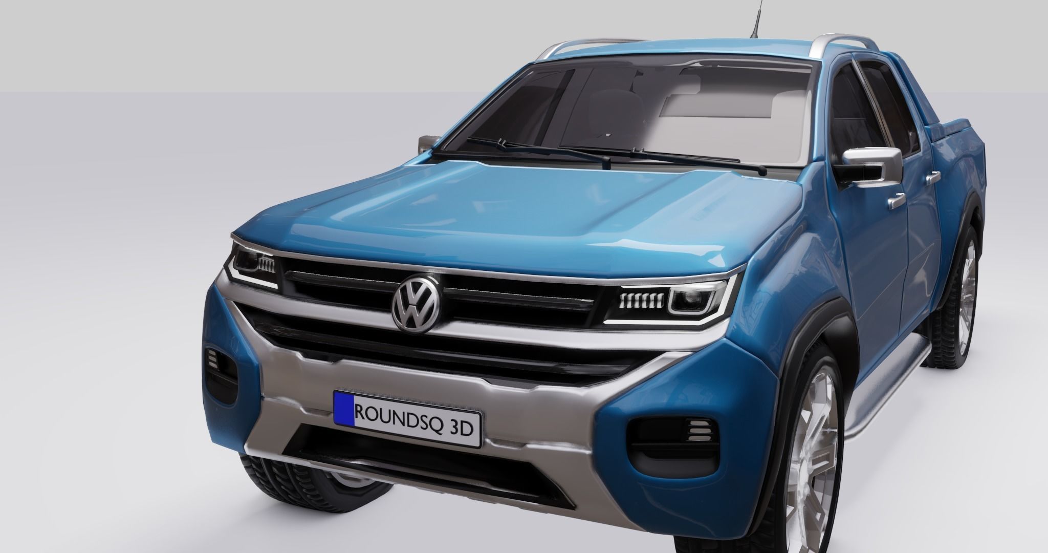 Volkswagen Amarok v6 2023 Low-poly 3D model_20