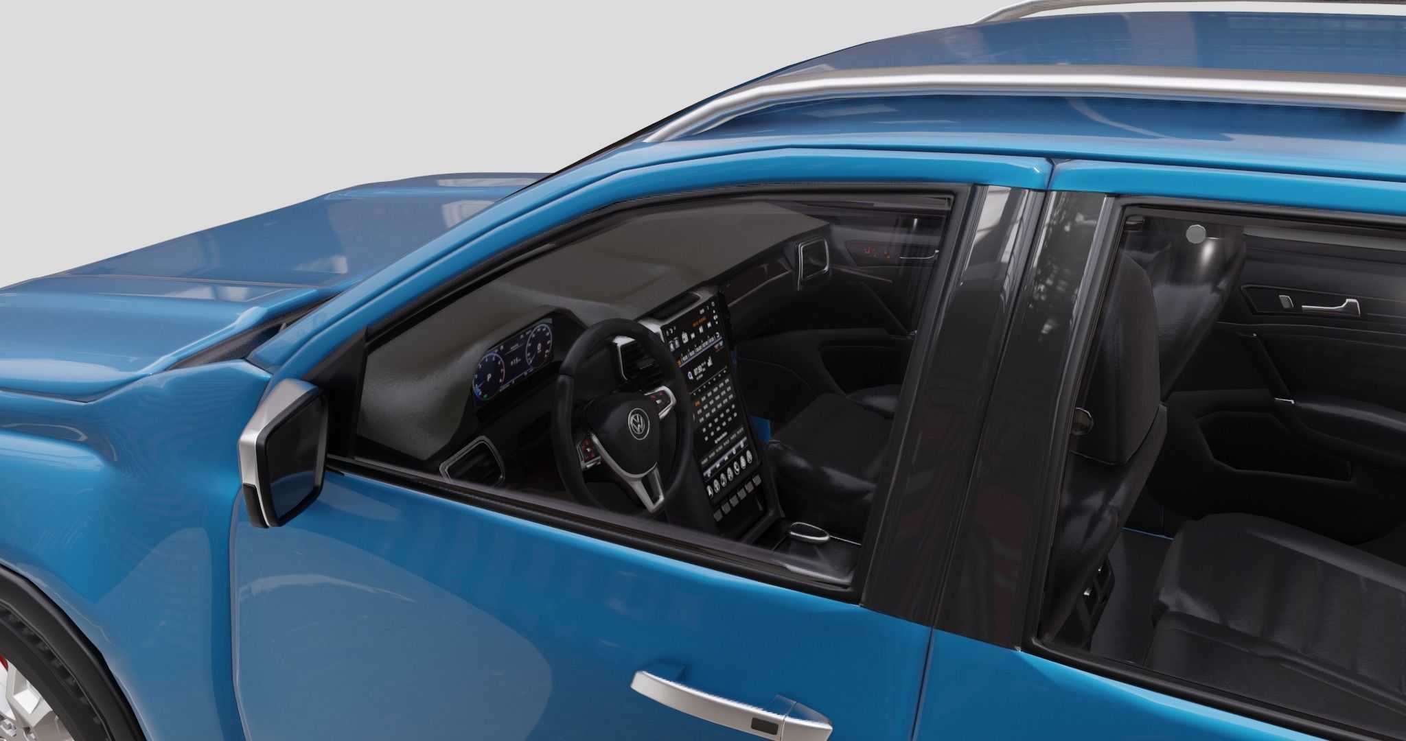 Volkswagen Amarok v6 2023 Low-poly 3D model_22