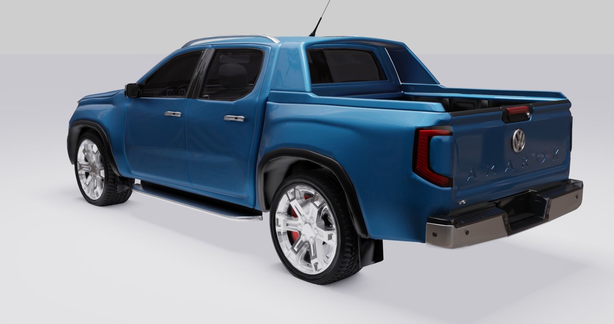 Volkswagen Amarok v6 2023 Low-poly 3D model_31