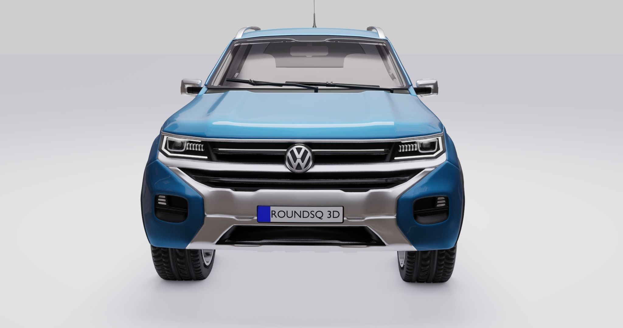 Volkswagen Amarok v6 2023 Low-poly 3D model_32