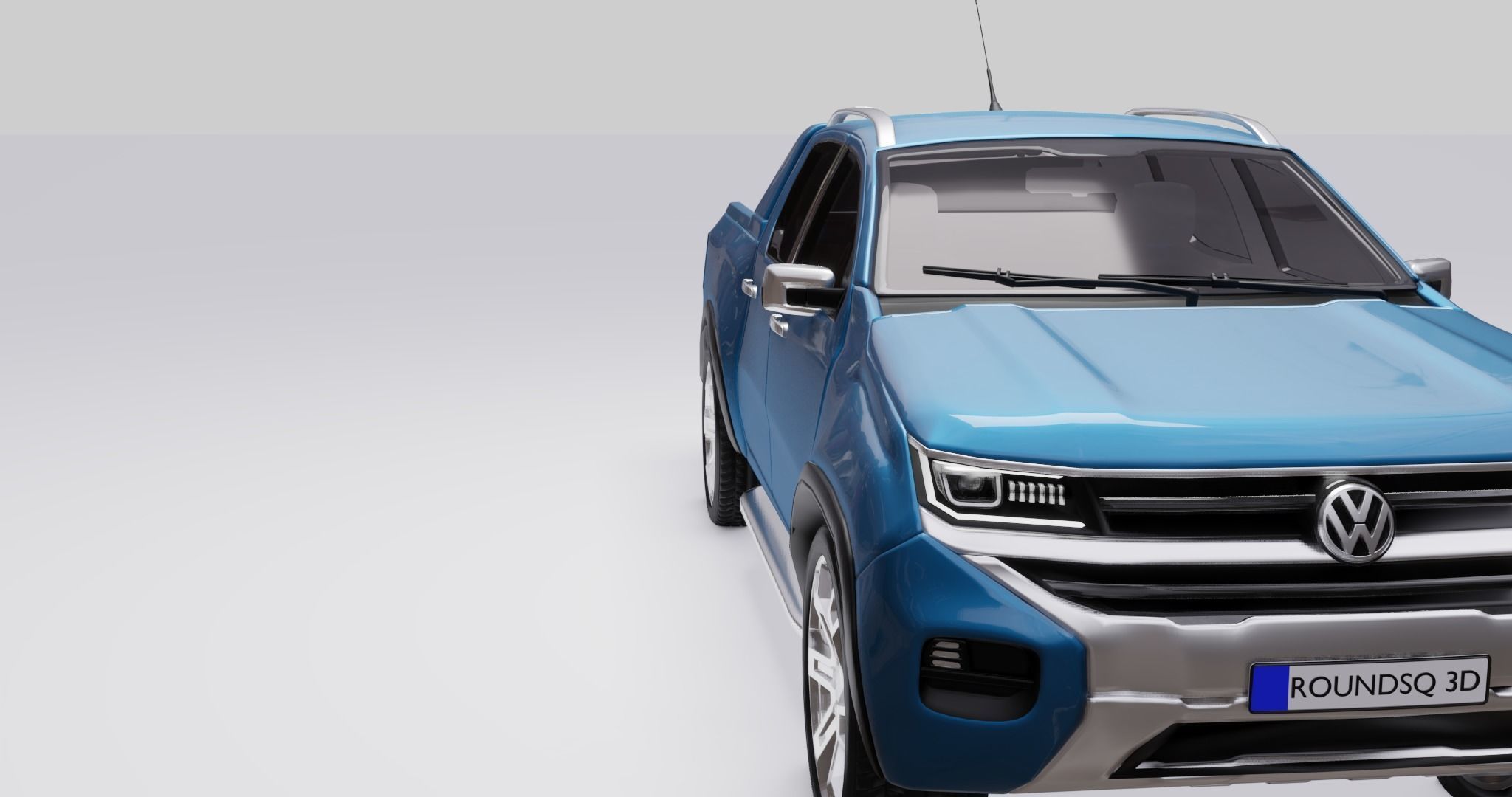 Volkswagen Amarok v6 2023 Low-poly 3D model_19