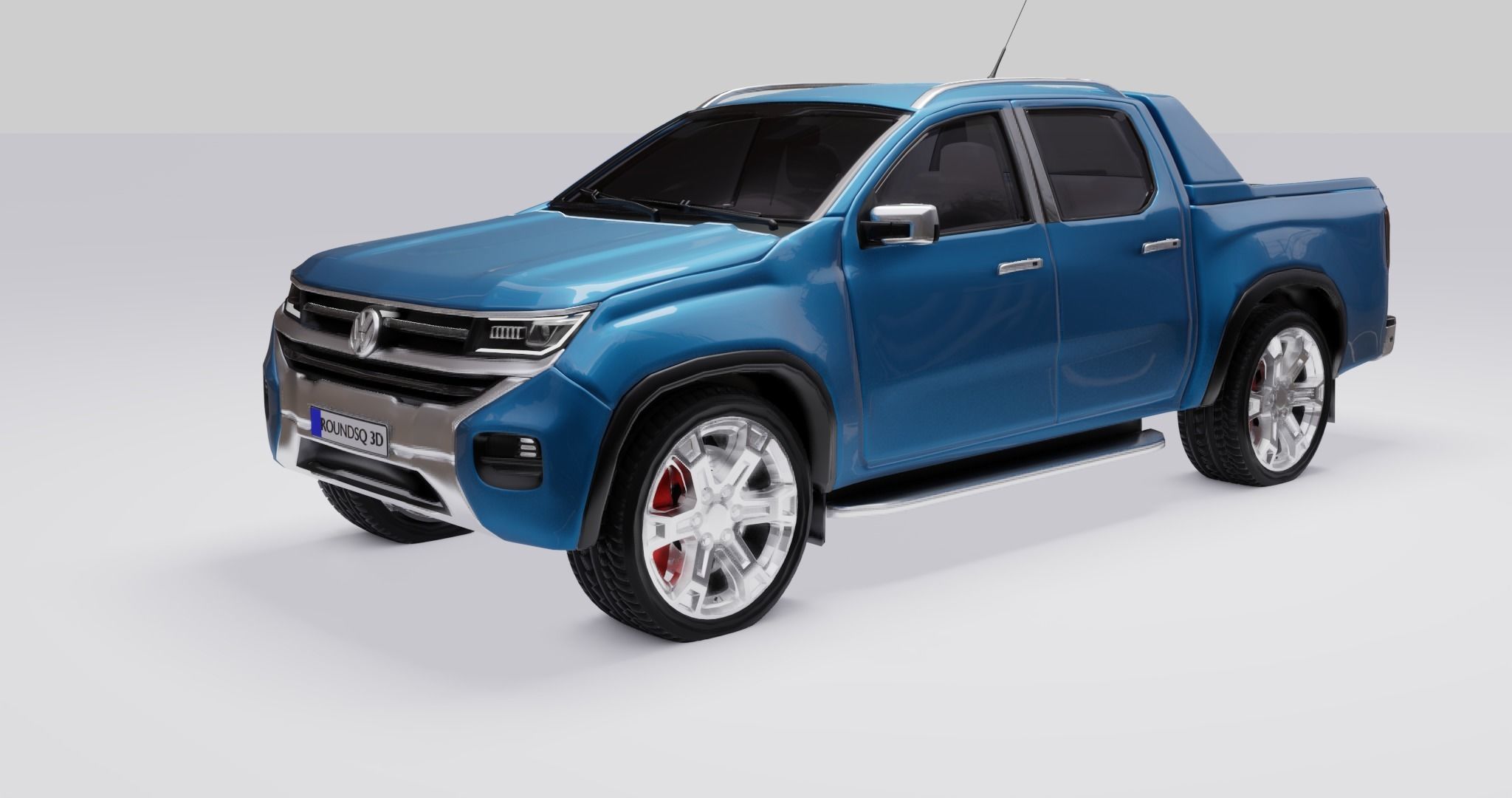 Volkswagen Amarok v6 2023 Low-poly 3D model_39