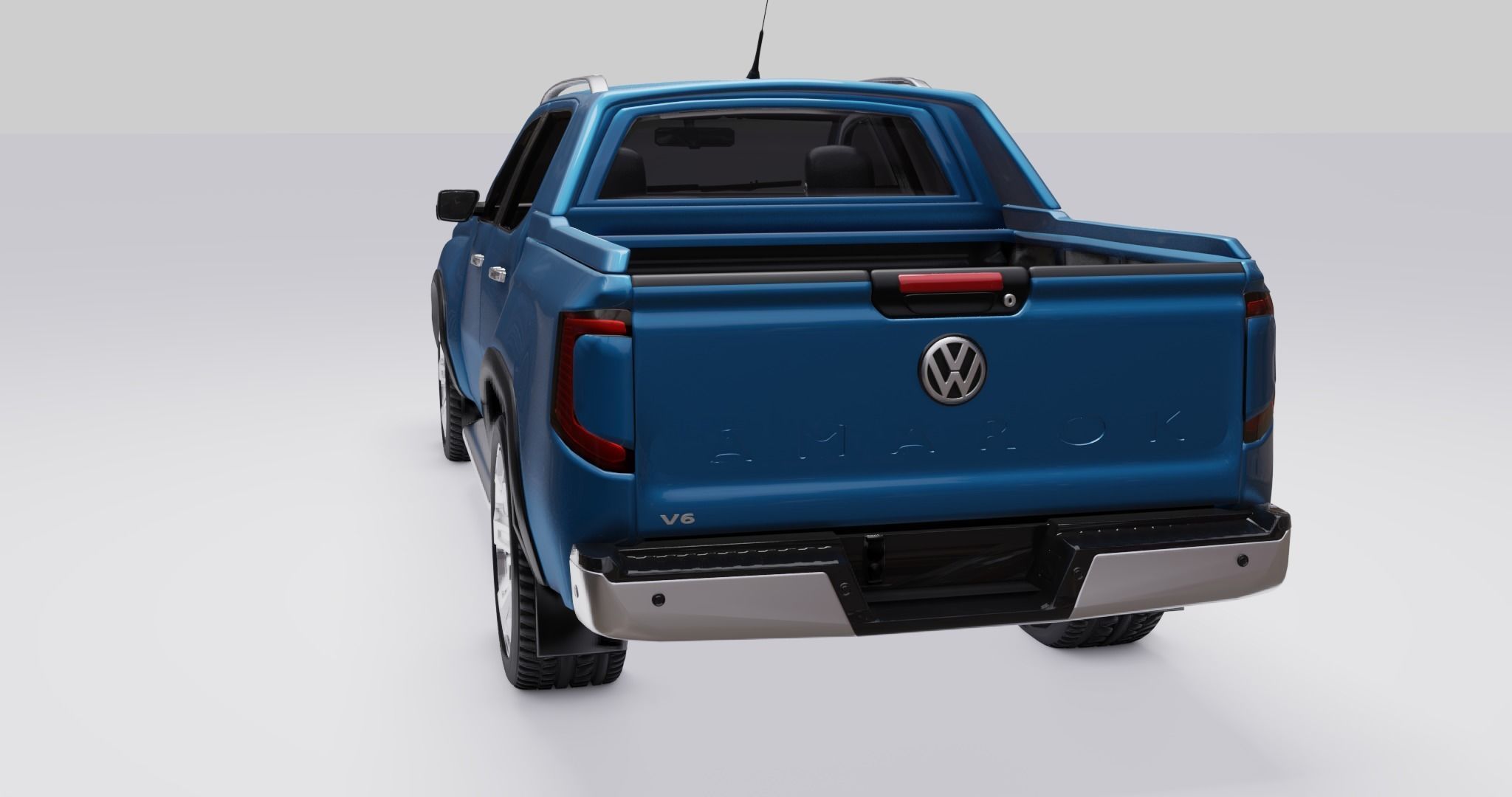 Volkswagen Amarok v6 2023 Low-poly 3D model_12