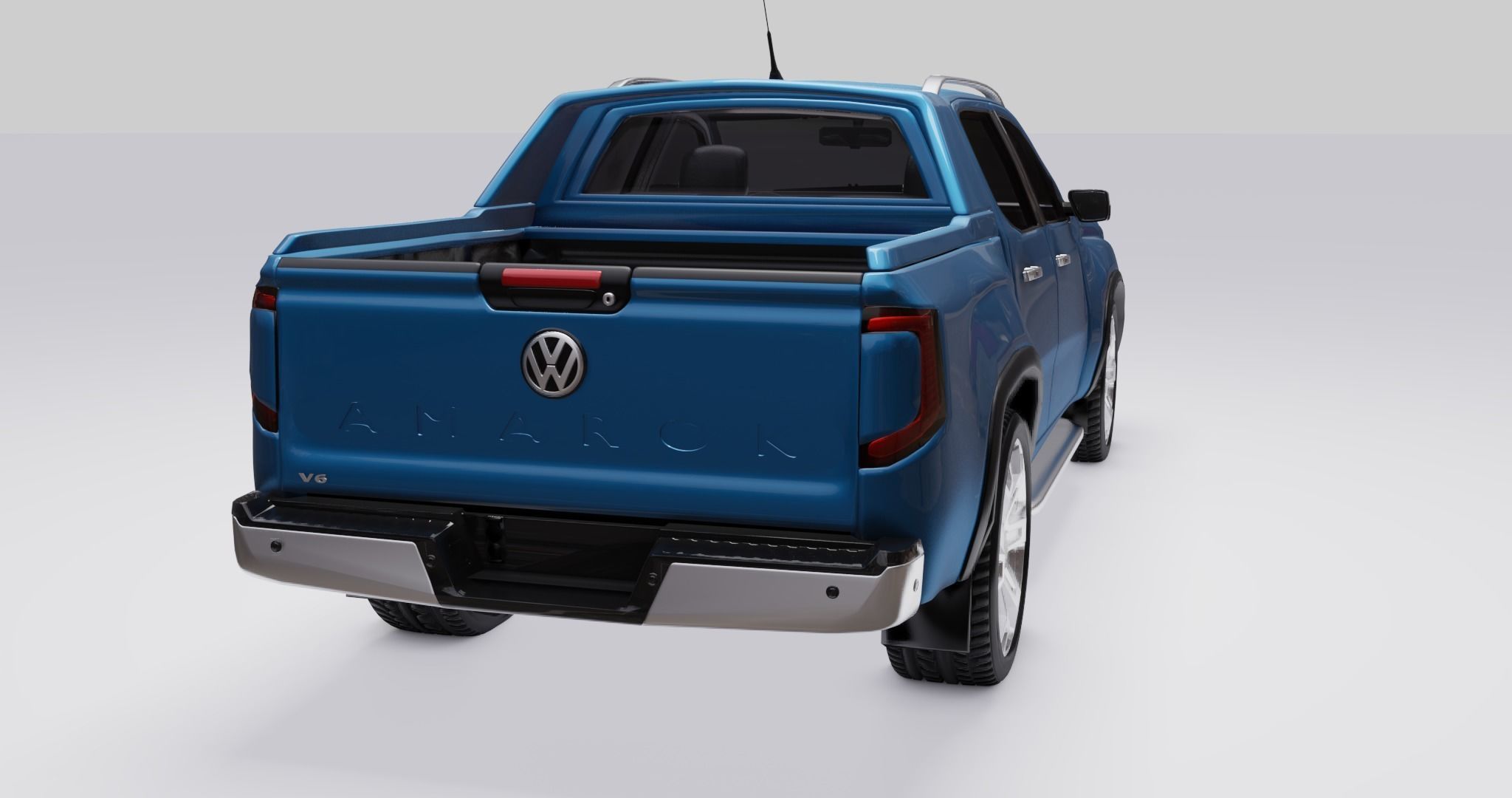 Volkswagen Amarok v6 2023 Low-poly 3D model_14