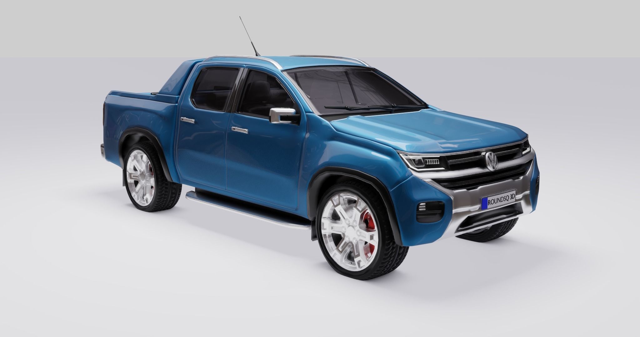 Volkswagen Amarok v6 2023 Low-poly 3D model_18
