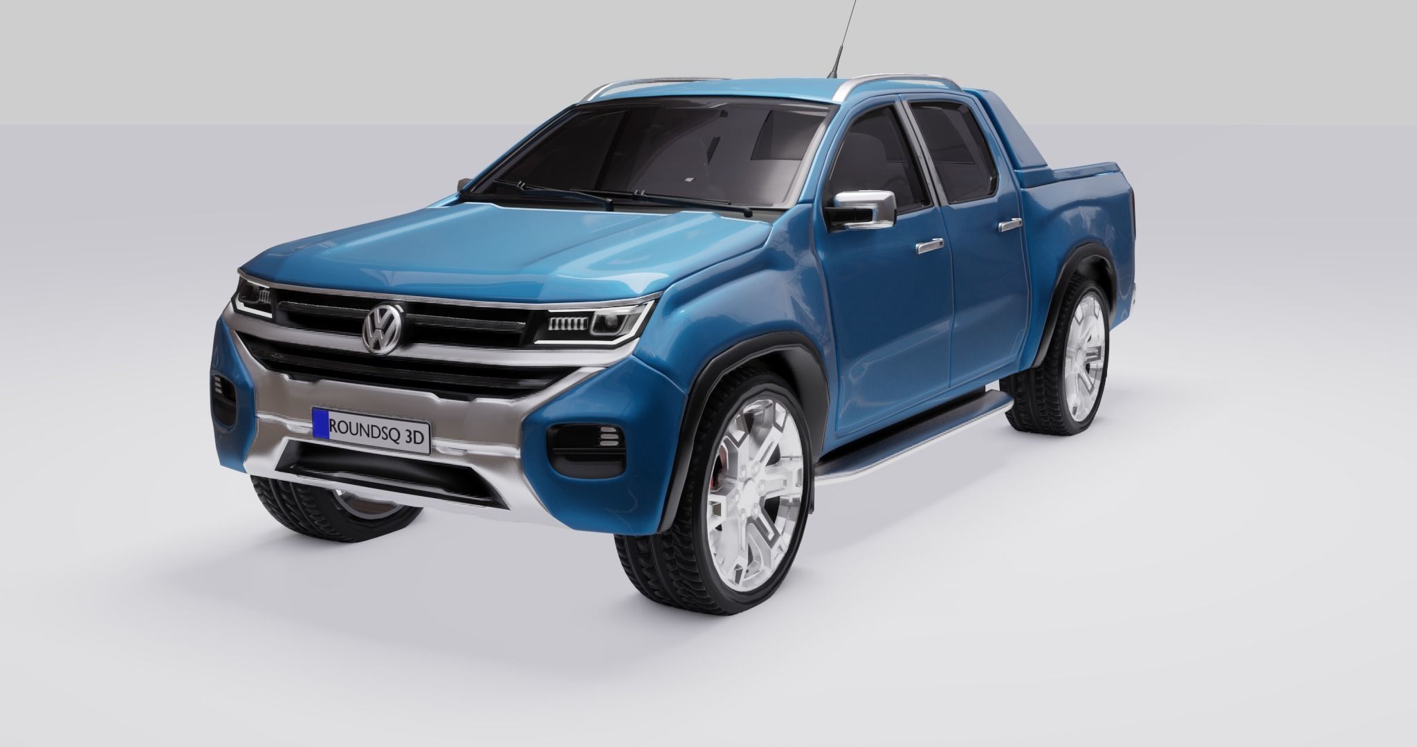 Volkswagen Amarok v6 2023 Low-poly 3D model_38